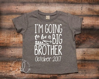 ON SALE Big Brother Shirt - I'm Gonna Be A Big Brother Shirt - Brother Shirt - I'm Gonna Be A Big Brother Tee - Promoted To Big Brother Shir