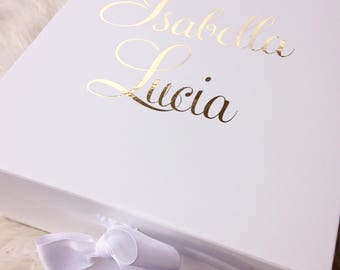 Personalised Gift Box, Personalised Keepsake Box
