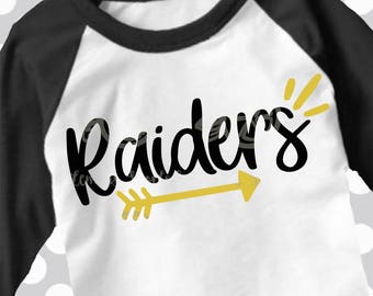 Raiders svg, SVG, DxF, EpS, Cut file, arrow svg, Raiders, shortsandlemons, SVG Sayings, football svg, football sister svg, football mom svg