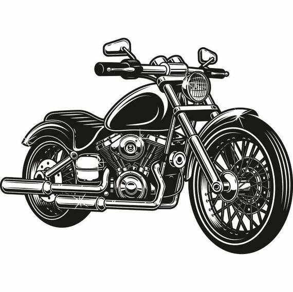 Download Motorcycle #10 Chopper Outlaw Bike Biker Repair Shop Logo ...