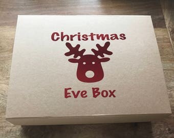 Eco Friendly Christmas Eve box, Natural Kraft A4 Deep gift boxes, Eco friendly, Gift box, Gift box, Christmas Box