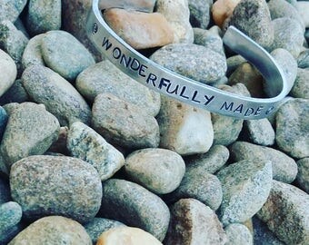 thin silver bracelet ''wonderfully made''