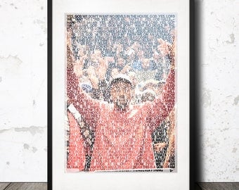 Kanye West The Life of Pablo - Ultra Light Beam Lyric artwork poster print TLOP Yeezy Boost Chance the Rapper