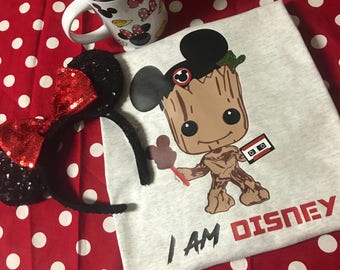 T-shirt Baby Groot DJ - Design Parodique Avec Casque Et Lunettes De Soleil - Tailles S à 5XL, 180 G/m²