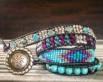 Beaded Wrap Bracelet