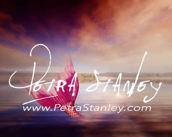 Mermaid Digital Background -Mermaid Tail Backdrop -Mermaid Tail Under Water-Mermaid Backdrop -Sea Water Backdrop -Mermaid Photoshop Template
