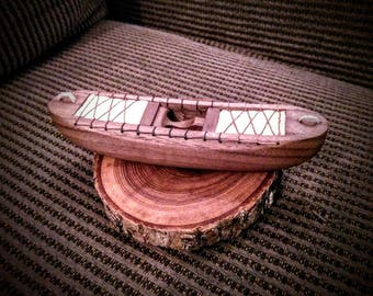 Wooden canoe Etsy