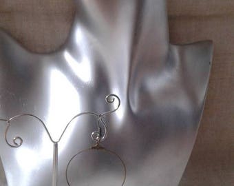 pretty yellow hoop earrings