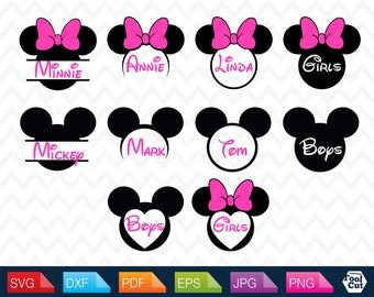 Mickey Mouse Monogram Svg Mickey Mouse Monogram Frame Svg Minnie Mouse Monogram Svg Cut Files Mickey Mouse Ears Svg Mickey Mouse Head Svg