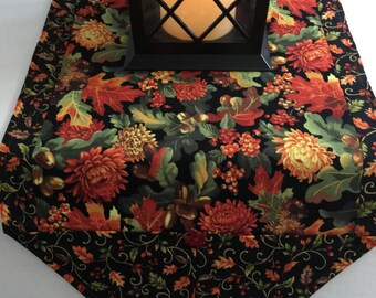 Fall and Thanksgiving Table Runner, 12" x 43" or 12" x 72", Reversible