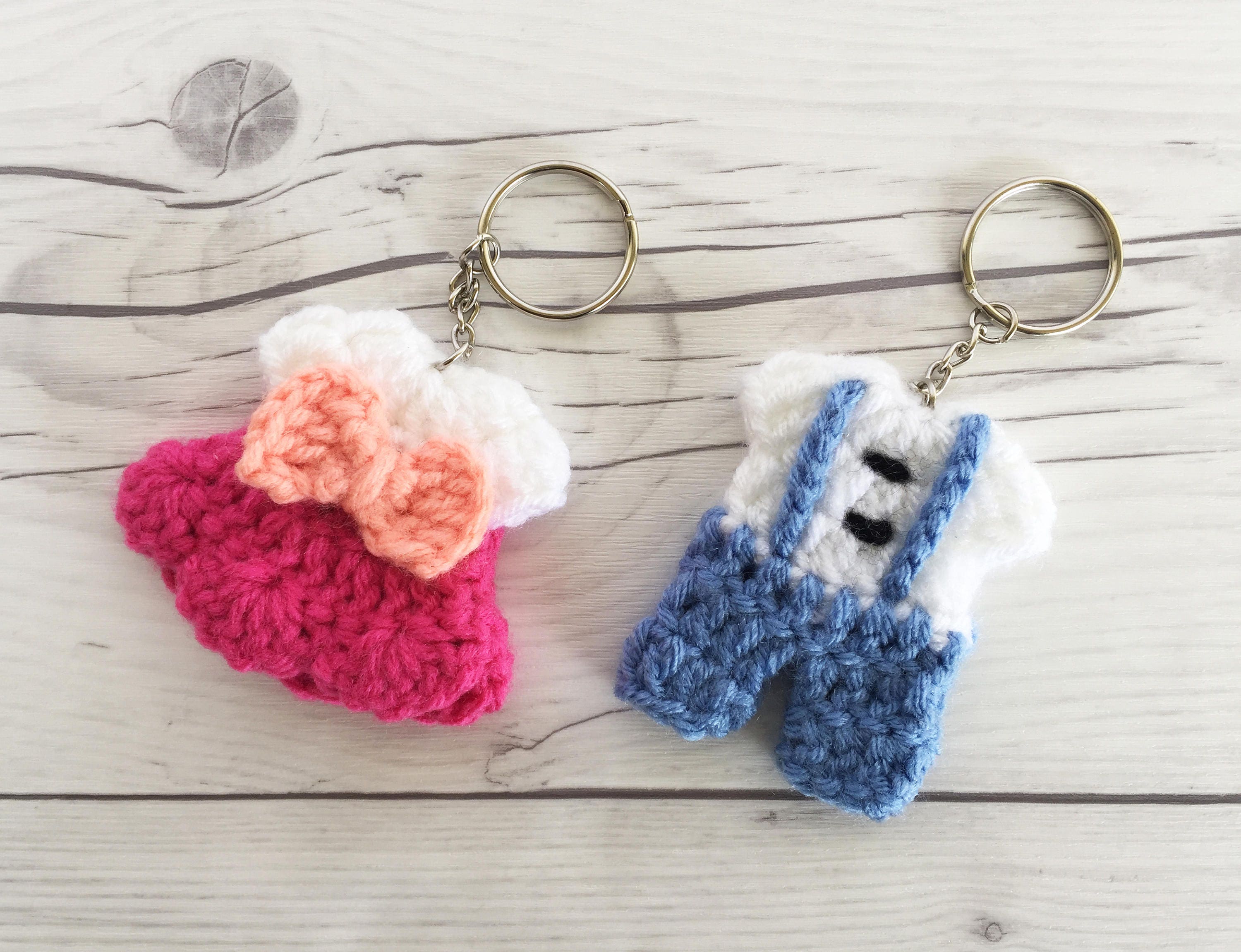 Crochet Keychain Handmade Knitted Keychain Amigurumi