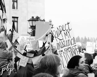 March on Washington, Women's March, Olympia, Washington, Women's Rights, Equality, Digital Download