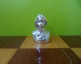 Silver chess piece Jyn Erso, Chess set Star Wars, Metal, Husband gift, mens gift, father, boyfriend gift, brother gift, toys, Felicity Jones
