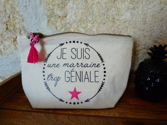 Trousse marraine  parrain  marraine  g niale cadeau  bapt me