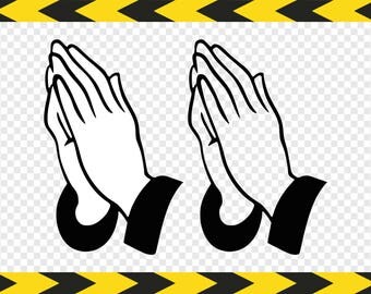 Pray Svg Christian Praying hands Prayer Clipart Dxf Pdf Png files