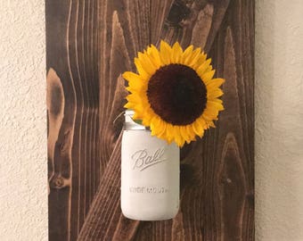 Rustic Barn Door Mason Jar/Ball Jar Holder