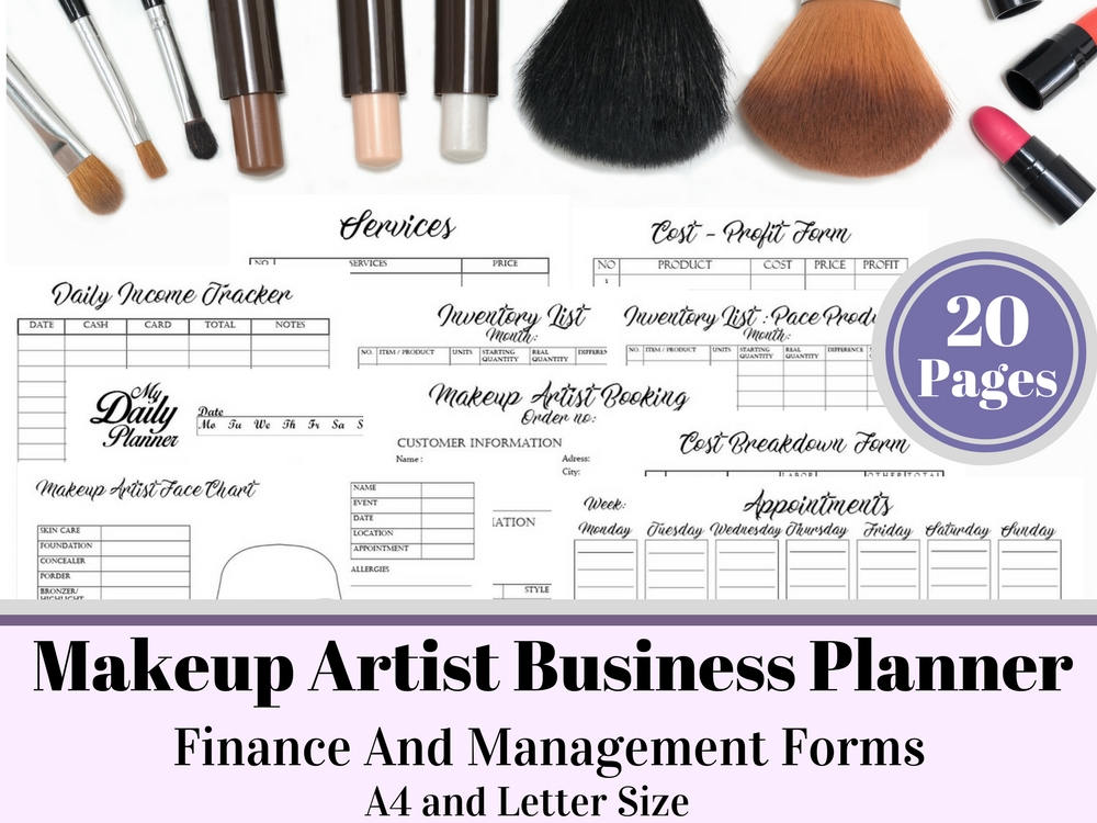 business plan for make up artist