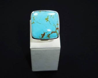 Natural Turquoise 925 Silver Ring