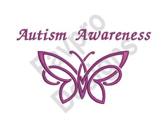 Autism Awareness - Machine Embroidery Design