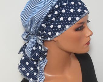 CHEMO scarf TURBAN easily luftigDreieckstuch chemo cloth surgical hood alopecia hair loss rather than a wig cancer Caner