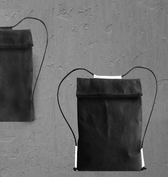 LARGO 2.0 FLAT black Designer backpack made of Jacron minimalistic Design