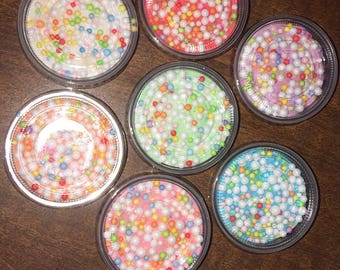 Crunchy multicolored floam slime! Stretchy and fun to play with! Stress //Anxiety // ASMR // Birthday gifts! Choose scent!