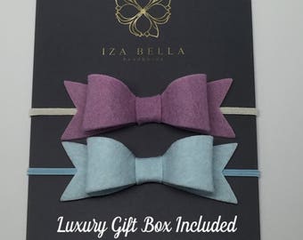 Baby Headbands, Felt Headband, Infant Headbands, Headbands For Babies, Luxury Headbands, Newborn Headbands, Baby Bows, Bow Headband Gift Set
