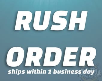 Rush order for Hold True Graphics & Apparel
