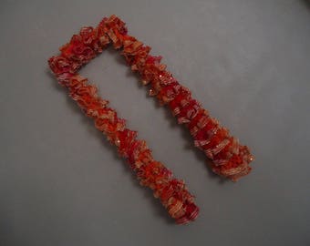 Handmade ruffle fashion scarf