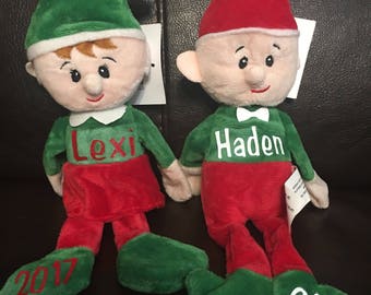 personalized elf doll