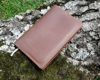 Brown Leather Field Notes Cover Leather Notebook Cover Moleskine Cover Notepad Cover Notes Cover Pocket Notes Handmade Cover Journal