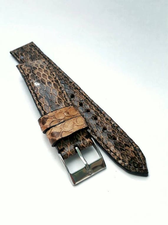 Snake leather watch strap 18mm 20mm 22mm 24mm. Watch strap