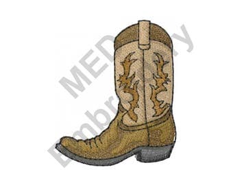 Cowboy Boot - Machine Embroidery Design