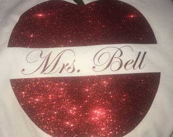 An apple for the Teacher (personalized)