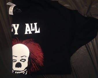 The Misfits: IT Pennywise They All Whoa Down Here Shirt