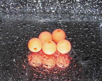 BEADS 10MM POLARIS ORANGE (ppo703)