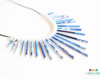 "Walk in the sea" necklace - created 2016