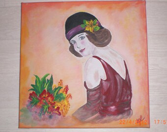 Table way vintage 30 x 30 girl