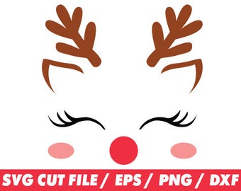 Download Reindeer svg | Etsy