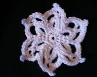 White Snowflake crochet for Christmas decoration