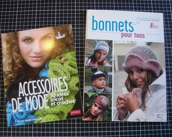 Set of 2 books - knitting - hats and accessories