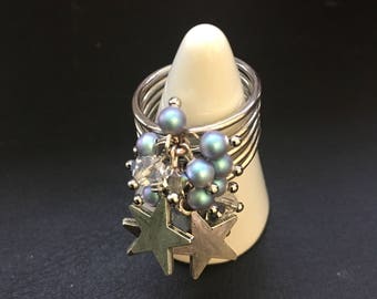 Wish upon a star stacked ring