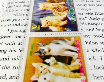 Kittens Postage Stamp Bookmark