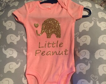 Elephant Onesie- Little Peanut Onesie