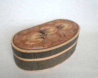 Wood Keepsake Box Memory Box / 5th, Fifth, Five Year Anniversary Gift / Personalized Baby Gift / Wedding Box/ Case Jewelry box Casket Box