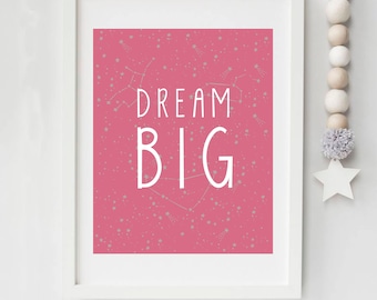 Dream Big Printable Poster