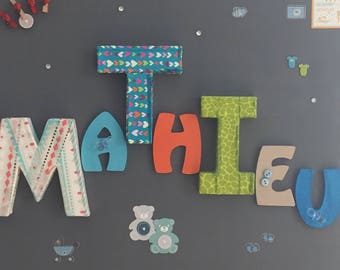 Personalized boys room decoration
