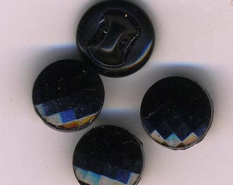 Bouton de meuble en verre diamant rond à facette - Boutons Mandarine
