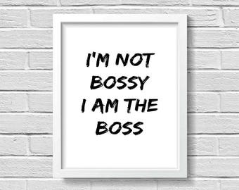 I am the boss | Etsy