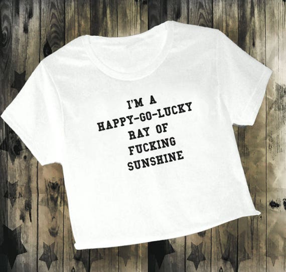 happy go lucky ray of sunshine t shirt